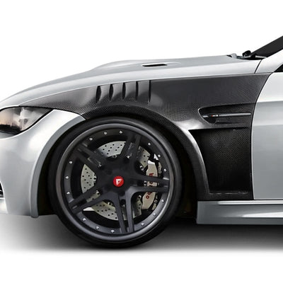 2008-2013 BMW M3 E92 2DR Coupe Carbon Creations GTR Front Fenders - 2 Piece