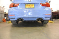 Megan Axle Back Exhaust BMW M4 F82 2015 Black Chrome Tips