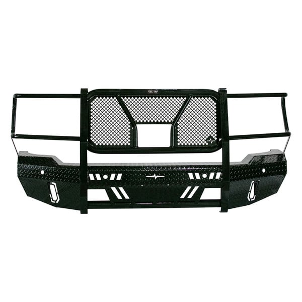 24C SIERRA 2500/3500HD ORIGINAL FRONT BUMPER NO CAMERA GLOSS BLACK POWDER COAT