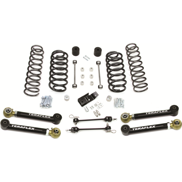~(110 lbs. 24X24X14)~ TJ 3 Inch Lift Kit W/4 Lower FlexArms 97-06 Wrangler TJ TeraFlex