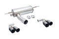 Supremo Axle Back Exhaust BMW M2 F87 16-19 years (N55 Only) Black Chrome Tips MSRP $743
