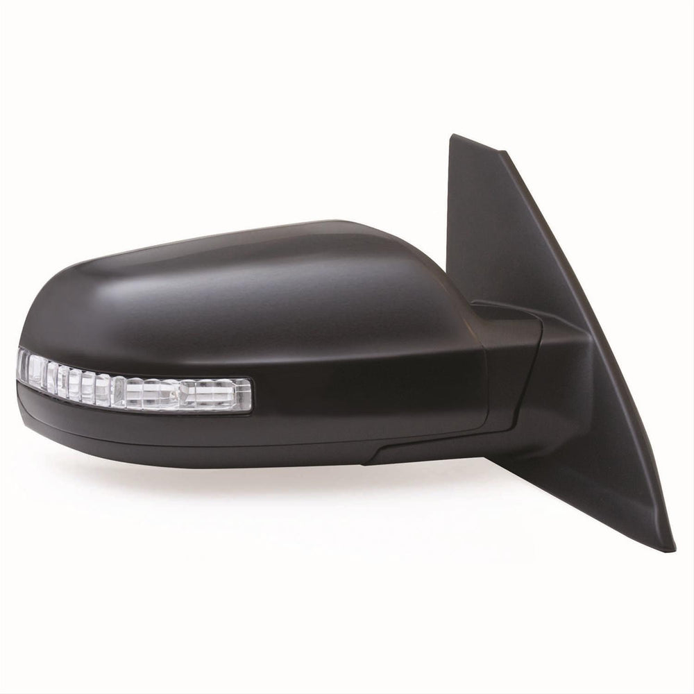 0812 NISSAN ALTIMA COUPE 2.5L RH POWER FOLDAWAY OE MIRROR BLACK PTM COVER W/TUR
