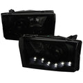 LED PROJECTOR HEADLIGHTS- CHROME