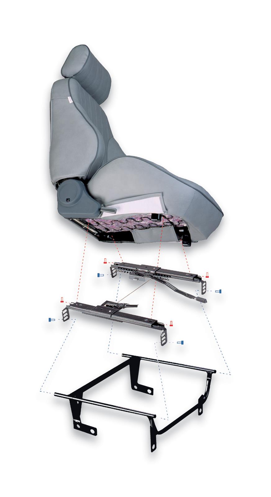 SEAT MOUNTING BRACKET 9196 TOYOTA LANDCRUISER PASSENGER