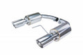 Axle Back Exhaust 15-17 Mustang GT Split Rear Dual Exit 3 in Black Tips Hardware Included Polished 304 Stainless Steel Pypes Exhaust
