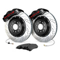 PRO+ 13IN BLACK FRONT BRAKE KIT 5 LUG FOR 19791993 FORD MUSTANG (FOR V8 SPINDLE