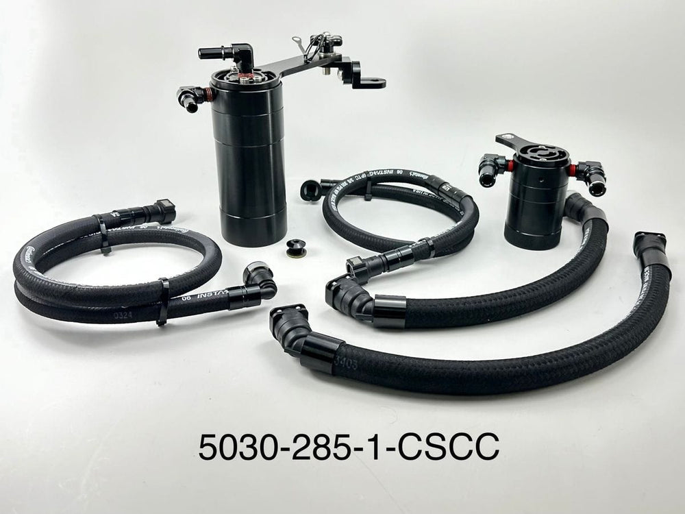 UPR 19-25 Chevy 2500 HD 6.6L Gas SV Catch Can w/CSCC-Black 5030-285-1-CSCC