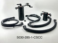 UPR 19-25 Chevy 2500 HD 6.6L Gas SV Catch Can w/CSCC-Black 5030-285-1-CSCC