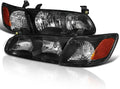HEADLIGHTS AND CORNER LIGHTS- BLACK