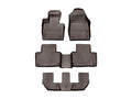 WeatherTech Cocoa Front Rear and Rear Floorliners Fits -22-26 Ford 4717161-471575-2-4