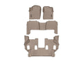 WeatherTech Tan Front Rear and Rear Floorliners Fits -20-24 QX80 451502-1-2-453363