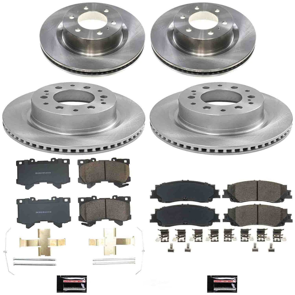 Power Stop 23-24 Toyota Sequoia Front and Rear Autospecialty Brake Kit