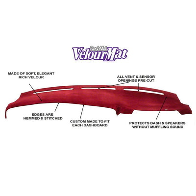 VELOURMAT CUSTOM DASH COVER - GREY