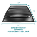 6 FEET BED TRIFOLD TONNEAU COVER