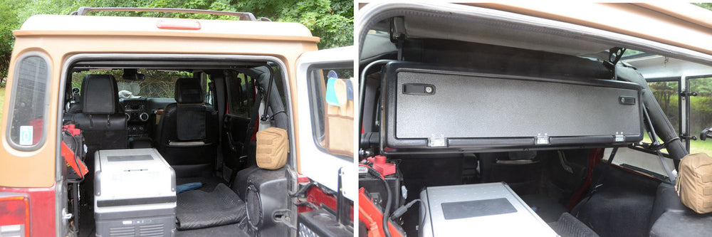 Overhead Flip Down Lock Box (0717 Wrangler JKU)
