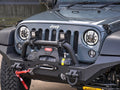 ~(117 lbs. 45X44X22)~ XHD Bumper Kit Front Overrider High Clearance 07-18 Jeep Wrangler