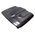 2019-2023 Jeep Wrangler JL Gladiator JT Carbon Creations Hellcat Look Hood - 1 piece