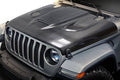 2019-2023 Jeep Wrangler JL Gladiator JT Carbon Creations Hellcat Look Hood - 1 piece