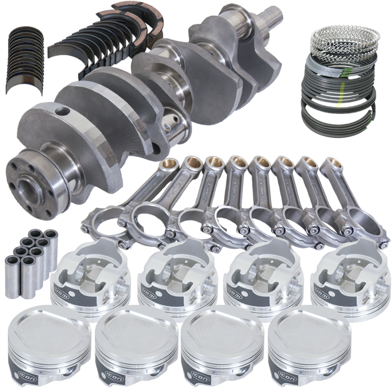 Eagle Ford 351C 3.850in Crank 6.000in I-Beam Rods -20cc 4.030in Pistons Balanced Assembly