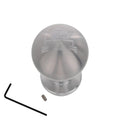 UPR 79-09 Round Shift Knob 5-spd Engraved-Satin 1008-4-23