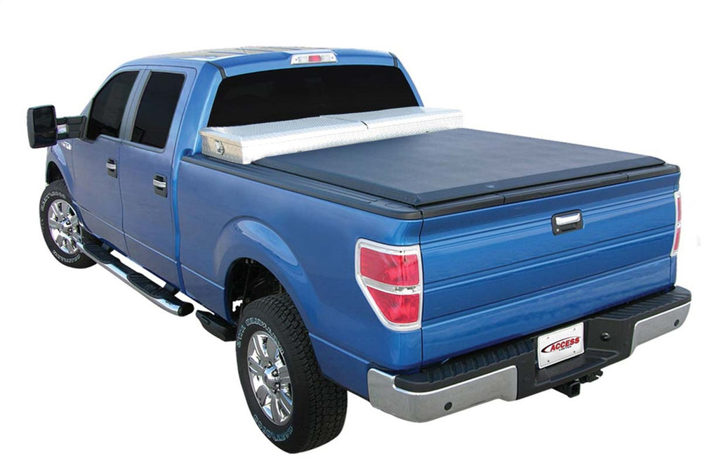22C TUNDRA W/O DECK RAIL 8FT 1IN BOX ACCESS TOOLBOX SPLIT TONNEAU COVER