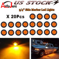 21C ESCALADE/TAHOE/YUKON LED FRONT FENDER LENS W AMBER LEDS CLEAR LENS