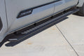 22C TUNDRA CREWMAX CAB 5IN FULL TREAD SLIDE TRACK RUNNING BOARDS BLACK TXD ALUMINUM