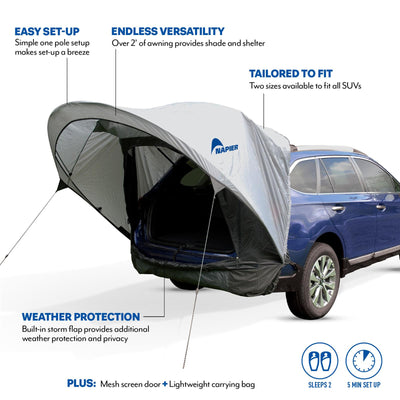 NAPIER SPORTZ COVE TENT S/M WILL NOT WORK WITH BARN DOOR BLUE/GREY