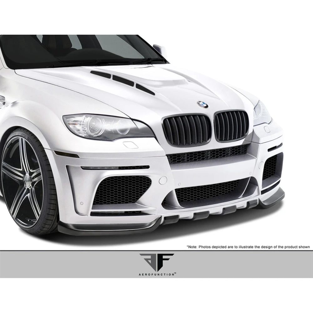 2008-2014 BMW X6 X6M E71 10-13 X5M E70 AF-5 Wide Body Front Bumper Cover ( GFK ) - 1 Piece