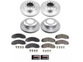 Power Stop 23-24 Ford F-450 Super Duty Front & Rear Z17 Coated Brake Kit