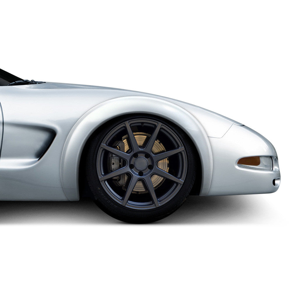 1997-2004 Chevrolet Corvette C5 Duraflex LBR Front Fender Flares - 2 Piece