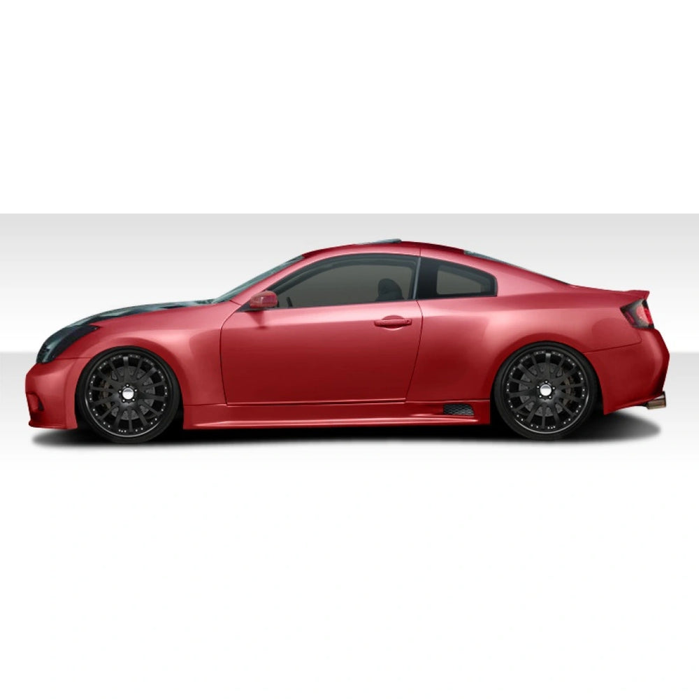 2003-2007 Infiniti G Coupe G35 Duraflex GT500 Wide Body Side Skirts Rocker Panels - 2 Piece