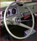 1960-66 CHEVY/GMC STEERING WHEEL - BLACK