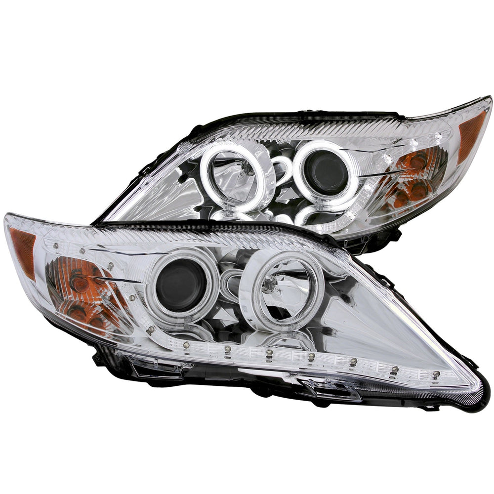 1011 CAMRY PROJECTOR HALO CHROME CLEAR (CCFL) HEADLIGHTS