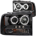 1011 CAMRY PROJECTOR HALO CHROME CLEAR (CCFL) HEADLIGHTS