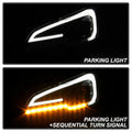 Projector Style Headlights with DRL Bar