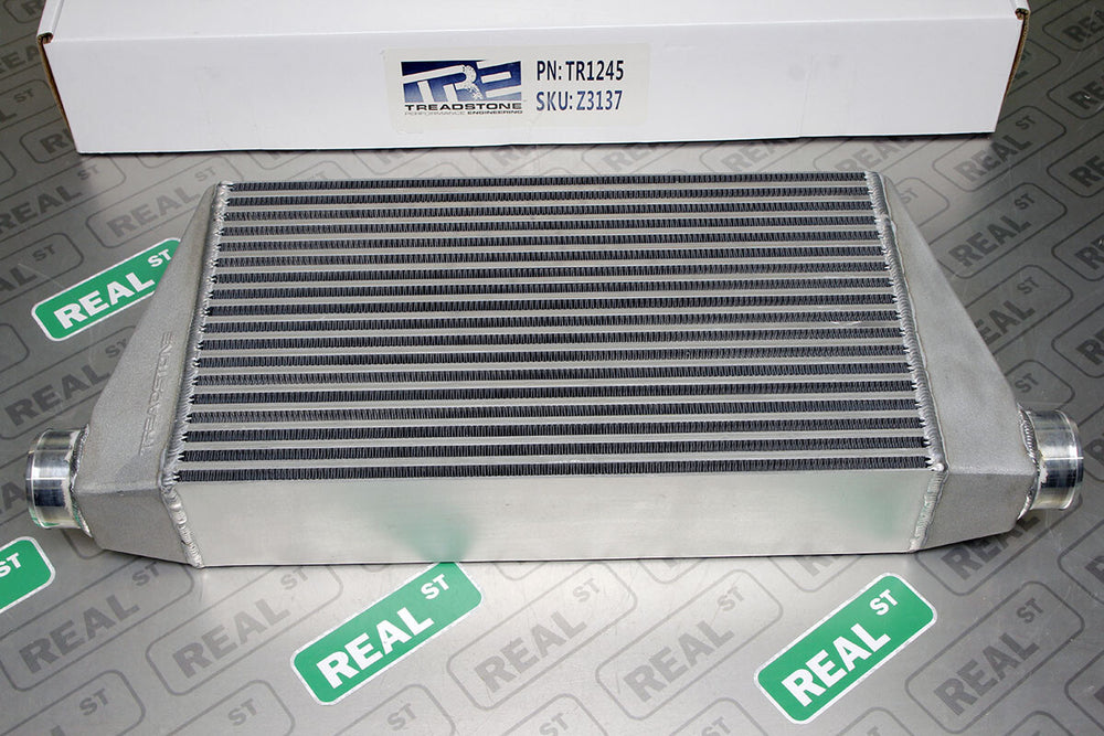 Treadstone 1000hp Divided Inlet Bar and Plate Intercooler