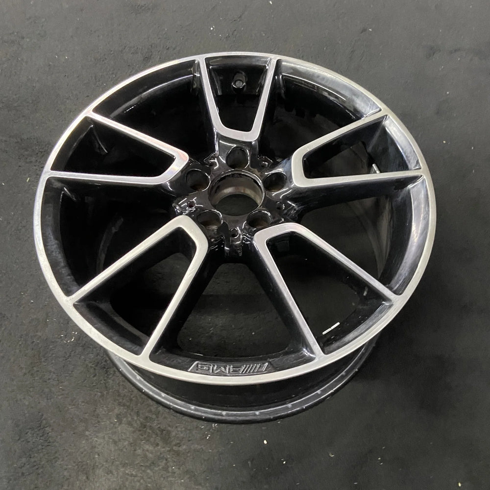19x8.5 Machined Black Alloy Wheel