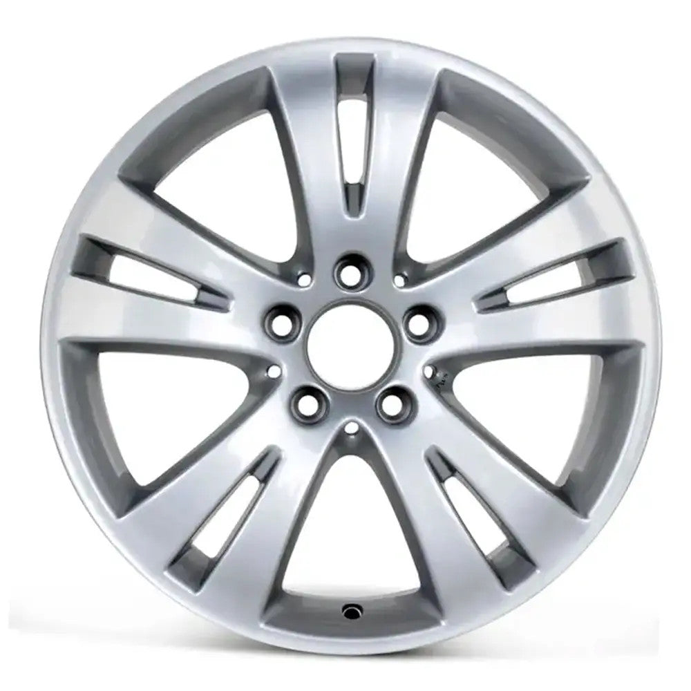 17x7.5 5 Double Spoke Silver Aluminum Wheel