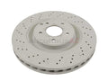 345mm Cross-Drilled and Vented Brake Rotor