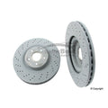 345mm Cross-Drilled and Vented Brake Rotor