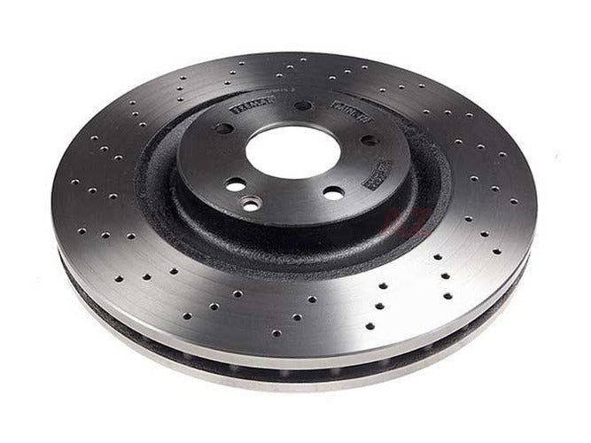 345mm Cross-Drilled and Vented Brake Rotor