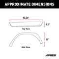 REAR FENDER FLARE, CARBIDE JL