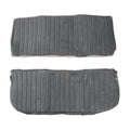 8187 C/K SEAT UPHOLSTERY KIT FULL PLEAT CLOTH/VINYL GREY/CHARCOAL