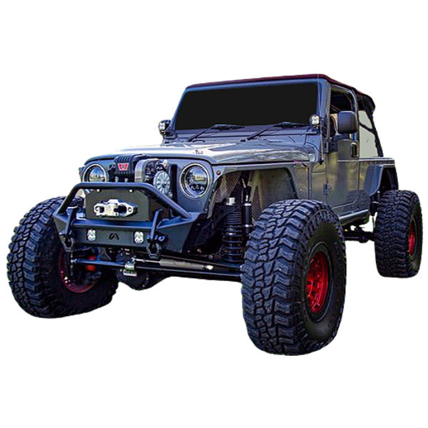 9706 WRANGLER PREMIUM STUBBY FRONT BUMPER WITH PRERUNER