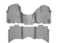 WeatherTech Grey Front and Rear Floorliners - Over The Hump Fits -20-26 Chevrolet GMC 4614911-4614365