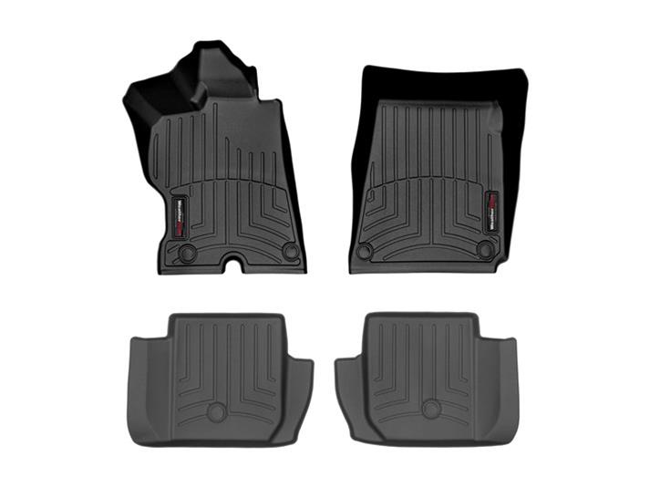 WeatherTech Black Front and Rear Floorliners Fits -20-20 GTC4Lusso 44627-1-2