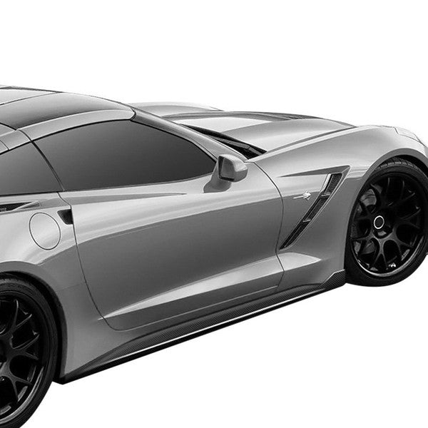 2014-2019 Chevrolet Corvette C7 Carbon Creations GT Concept Side Splitters - 2 Piece