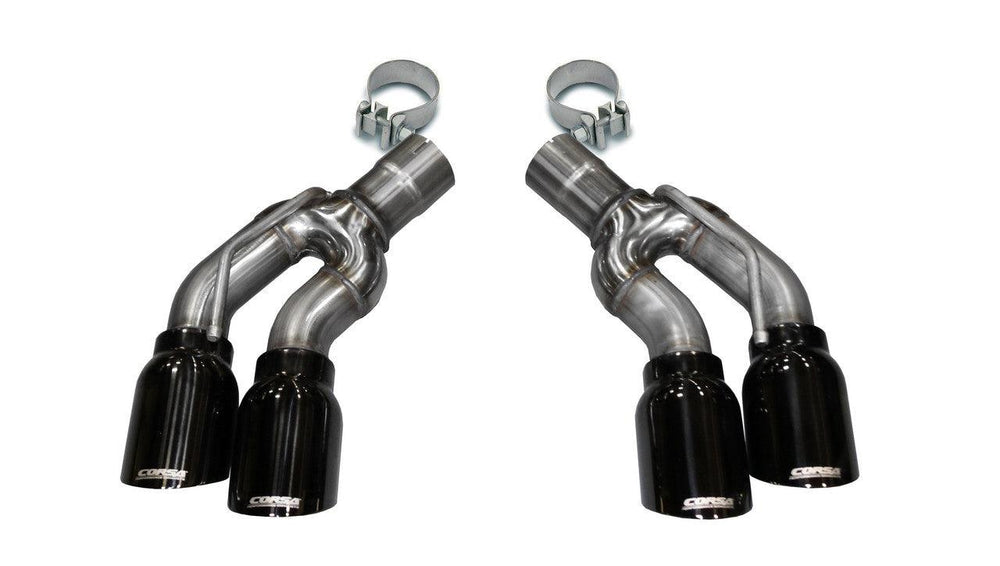 17-18 CHAL 5.7L 2.75in CB DRE 3.5in XTRM Cat-Back Dual Rear Exit with Polished GTX2 Tips