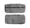 7380 C/K SEAT UPHOLSTERY KIT CLOTH/VINYL BLACK/SILVER